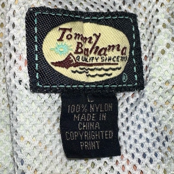 Tommy Bahama mens bathing swim suit L Lined Luau Dancer vacation mens - Picture 7 of 10